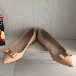 Cole Hann Cream Flats